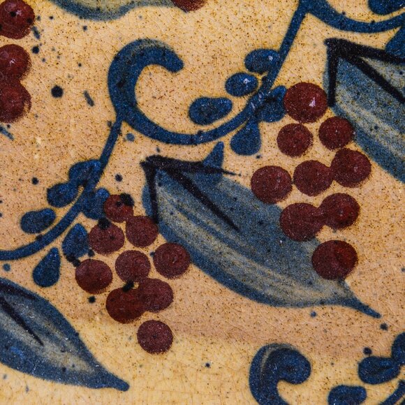 FF Griffi Corsican Ceramic Tray - Signed Terraghja Di Corti Handcrafted Tray - Picture 8 of 10